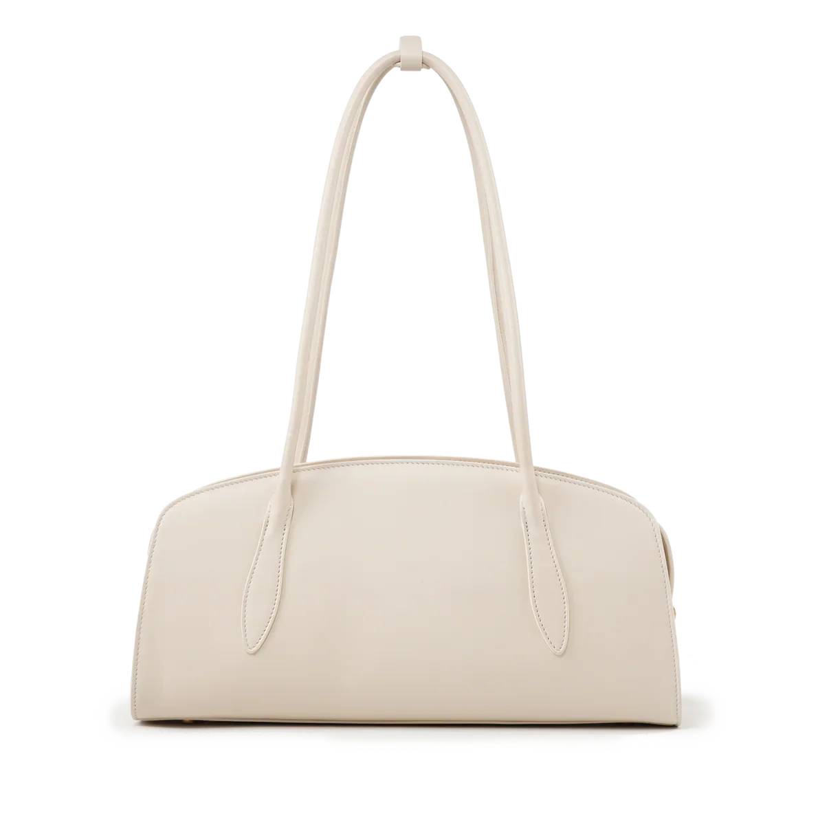 Gabrielle East-West Shoulder Bag - Brown Suede