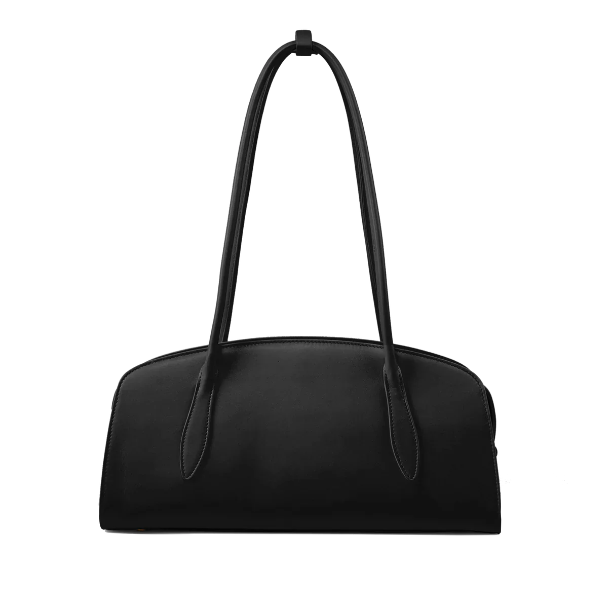 Gabrielle East-West Shoulder Bag - Brown Suede